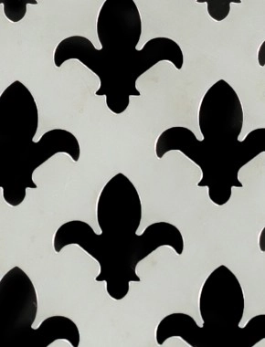 Fleur De Lys stainless 1X1m with no backing mesh cut to size 0