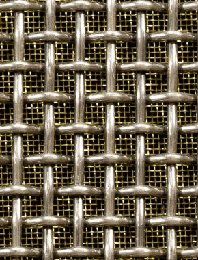 Crimped mesh 1X1 6 X 6 SS3163 SQUAREBRASSmesh 0