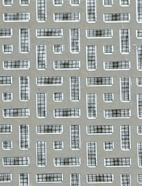 Maidstone stainless 2 X 1m with black backing mesh cut to size 0