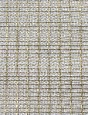 Crimped mesh 1X1 25 X 8 BRASS2 SQUAREBLACKmesh cut to size 1