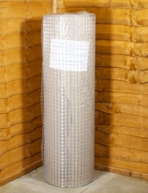 galvanised weld mesh 1 x 1 14G 4ft x 30m 1