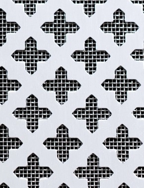 Small Cross Silver anodised 1X.665m with stainless backing mesh cut to size 0