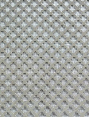 Large Club stainless 2 X 1m with black backing mesh cut to size 1