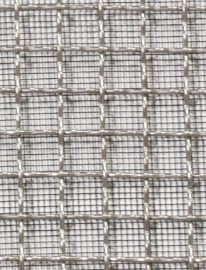Crimped mesh 1X.665 10X10 SS3161.5 SQUAREBLACKmesh cut to size 0