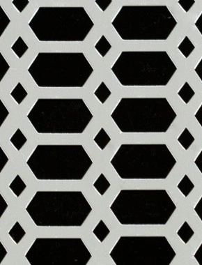 Slot & Diamond Silver anodised 2 X 1m with no backing mesh cut to size 0