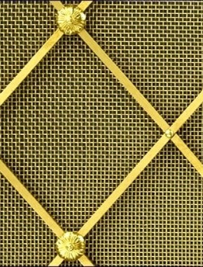 Regency Diamond brass regency diamon 54mm small mesh altfloral 0