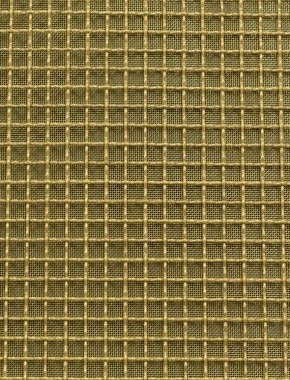 Crimped mesh 1X1 12.5 X 12.5 BRASS2.5 SQUAREBRASSmesh 1