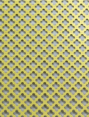Large Club Gold anodised 2 X 1m with black backing mesh cut to size 1