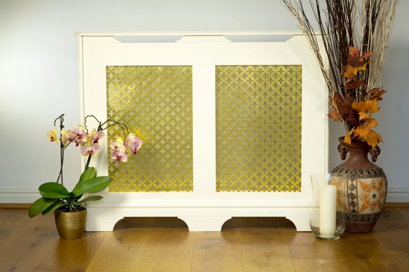 Fleur De Lys brass 2 X 1m with brass backing mesh 3