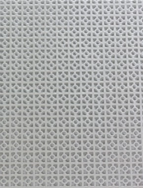 Moroccan Silver anodised 2 X 1m with black backing mesh cut to size 1