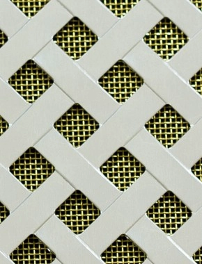 Rye Silver anodised 2 X 1m with brass backing mesh cut to size 0