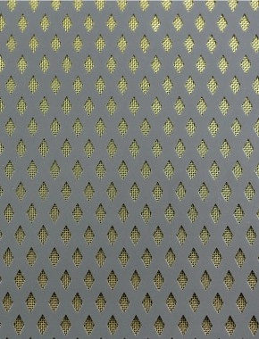 Small Diamond pewter 2 X 1m with brass backing mesh 1