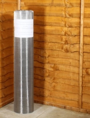 stainless steel 304 weld mesh 1/4 x 1/4 23G 4ft x 6m 1