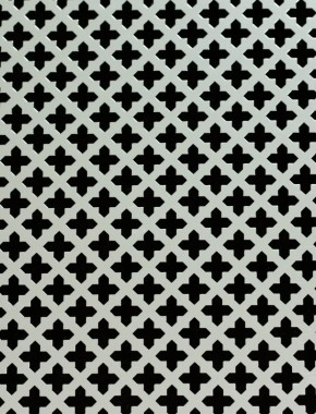 Fancy Cross Silver anodised 2 X 1m with no backing mesh 1