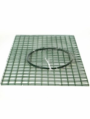 gabion basket Green PE 3mm 1.5m x 1m x 1m 1
