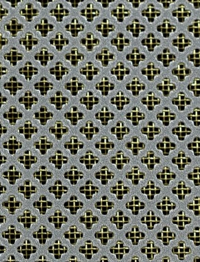 Fancy club pewter 2 X 1m with brass backing mesh cut to size
