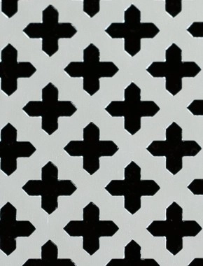 Small Cross Silver anodised 2 X 1m with no backing mesh