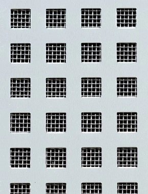 Chartham Silver anodised 1X1m with stainless backing mesh cut to size 0