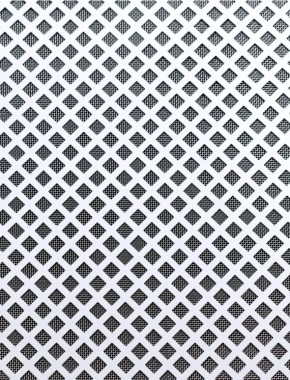Lattice Silver anodised 2 X 1m with stainless backing mesh cut to size 1