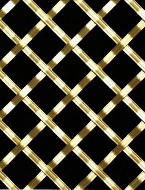 Hand Made Decorative 19mm ap4.7mm reededdiamondbrassnobacking