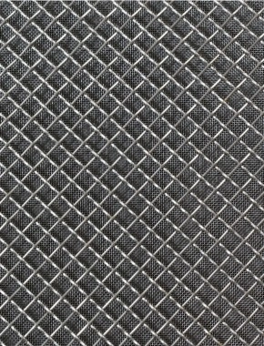 Crimped mesh 1X.665 12.5 X 12.5 SS3162.5 DIAMONDSTAINLESS STEELmesh cut to size 1