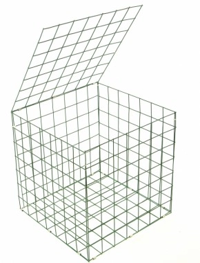 gabion basket Green PE 3mm 0.5m x 0.5m x 0.5m 0
