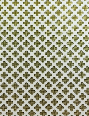 Large Club Silver anodised 2 X 1m with brass backing mesh cut to size 1