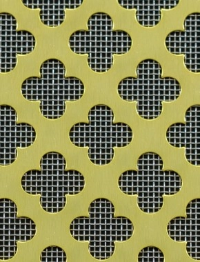 Large Club Gold anodised 2 X 1m with stainless backing mesh cut to size