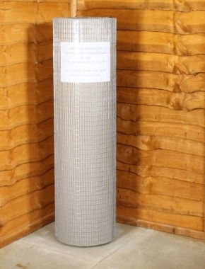 galvanised weld mesh 1 x 1/2 16G 4ft x 30m 1