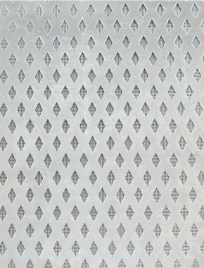 Small Diamond stainless 2 X 1m with stainless backing mesh cut to size 1