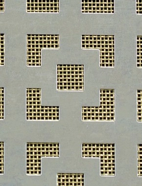 Dymchurch stainless 2 X 1m with brass backing mesh cut to size