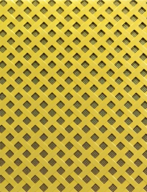 Rye Gold anodised 1X1m with brass backing mesh 1