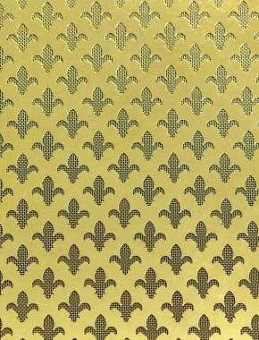 Fleur De Lys brass 2 X 1m with brass backing mesh cut to size 1