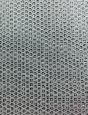 Honeycomb pewter 2 X 1m with stainless backing mesh cut to size 1