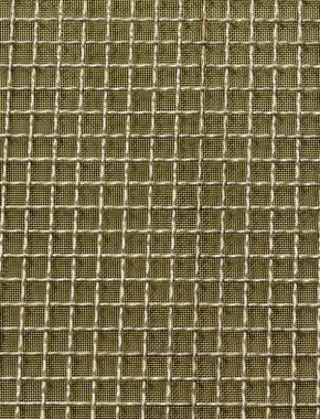 Crimped mesh 1X.665 15 X 15 SS3042.3 SQUAREBRASSmesh 1