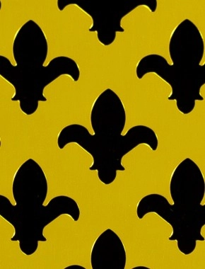 Fleur De Lys Gold anodised 2 X 1m with no backing mesh 0