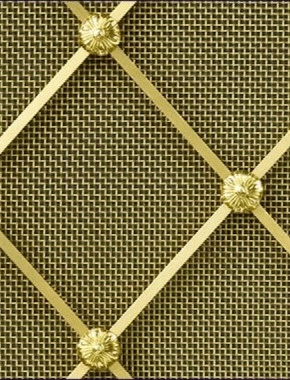 Regency Diamond brass regency diamon 54mm small mesh allfloral 0
