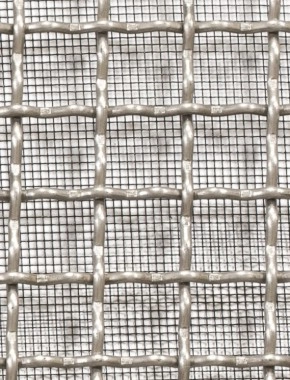 Crimped mesh 1X.665 15 X 15 SS3042.3 SQUAREBLACKmesh 0