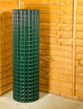 green pvc wire mesh 2 x 2 10G 4ft x 25m 1