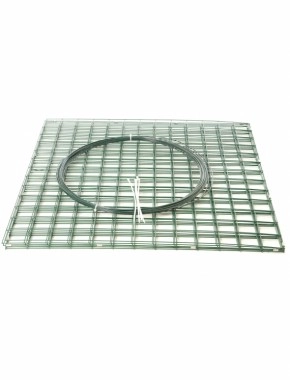gabion basket Green PE 3mm 1m x 1m x 1m 1