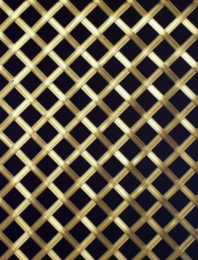 Hand Made Decorative 7mm ap3mm reededdiamondbrassnobacking