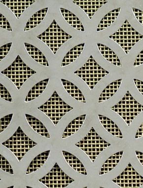 Inner Circle stainless 1X.665m with brass backing mesh cut to size 0