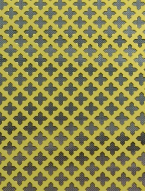 Fancy Cross Gold anodised 2 X 1m with stainless backing mesh cut to size 1