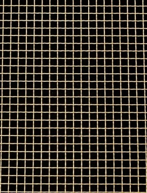 Crimped mesh 2 X 1 10X10 BRASS1.5 SQUARENOmesh cut to size 1