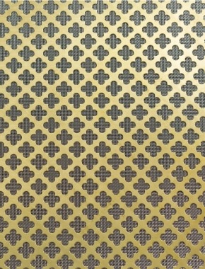 Large Club brass 2 X 1m with stainless backing mesh 1