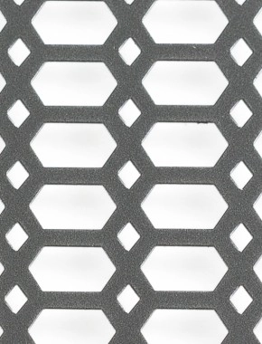 Slot & Diamond pewter 1X1m with no backing mesh cut to size 0