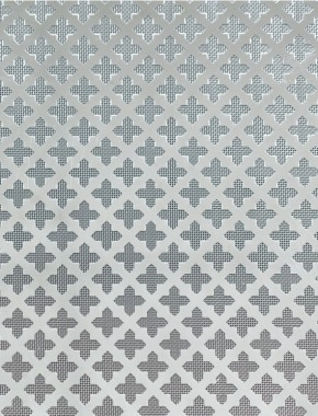 Fancy Cross stainless 1X1m with stainless backing mesh cut to size 1