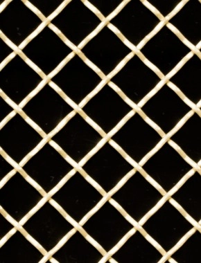 Crimped mesh 2 X 1 10X10 BRASS1.5 DIAMONDNOmesh