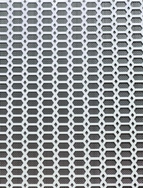 Slot & Diamond Silver anodised 2 X 1m with stainless backing mesh cut to size 1