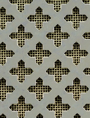 Small Cross stainless 1X.665m with brass backing mesh cut to size